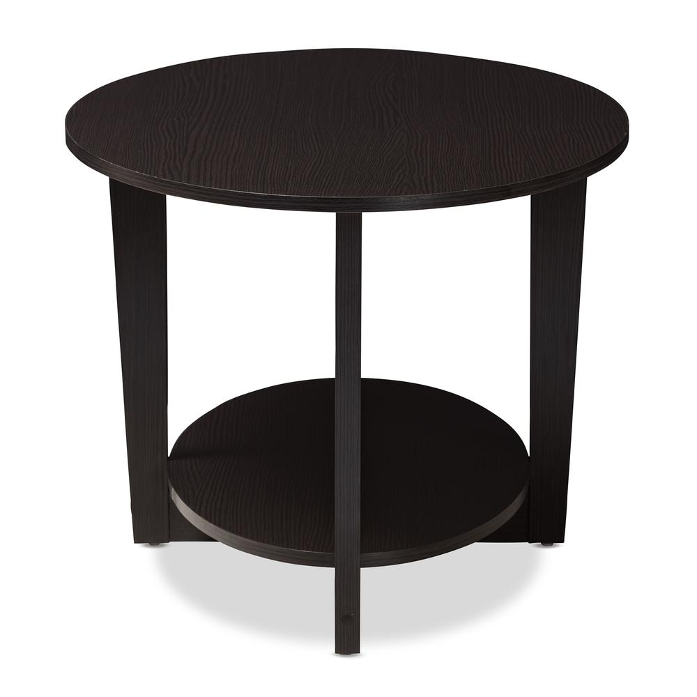 Baxton Studio Jacintha Modern and Contemporary Wenge Brown Finished Coffee Table