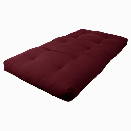 Blazing Needles Renewal 6-inch Twill Twin-size Futon Mattress - Burgundy