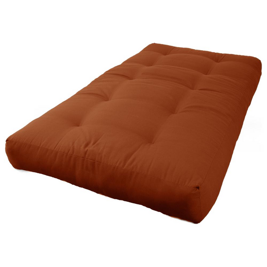 Blazing Needles Renewal 7-inch Twill Twin-size Futon Mattress - Spice