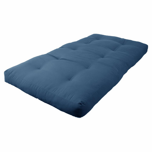 Blazing Needles Renewal 6-inch Twill Twin-size Futon Mattress - Indigo