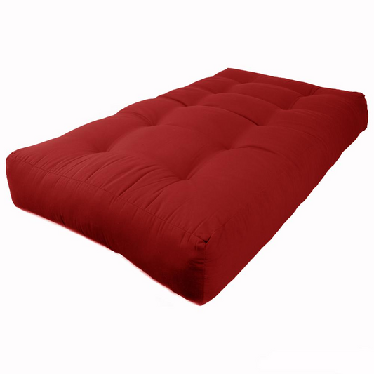 Blazing Needles Renewal 10-inch Twill Twin-size Futon Mattress - Ruby Red