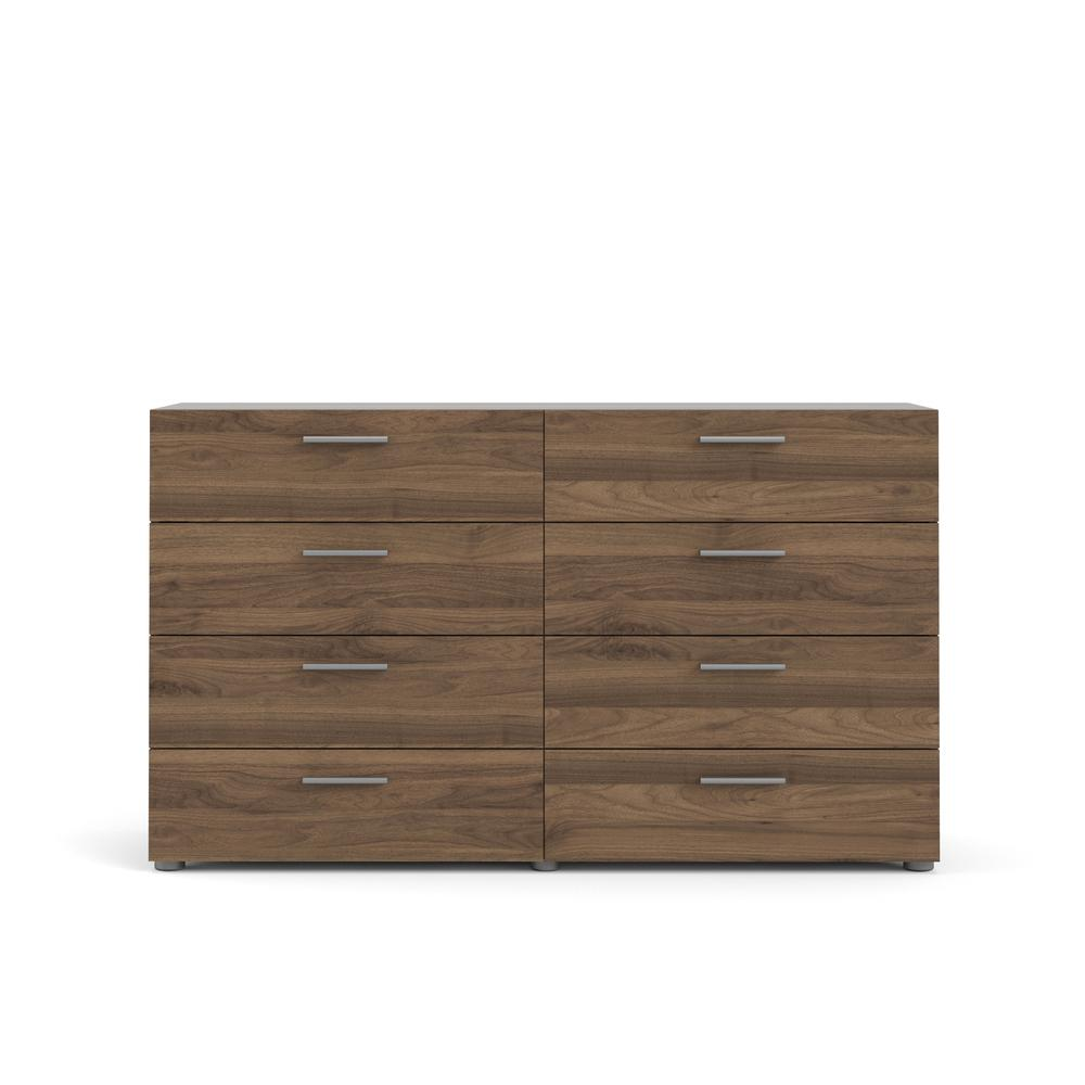 Austin 8 Drawer Double Dresser, Walnut