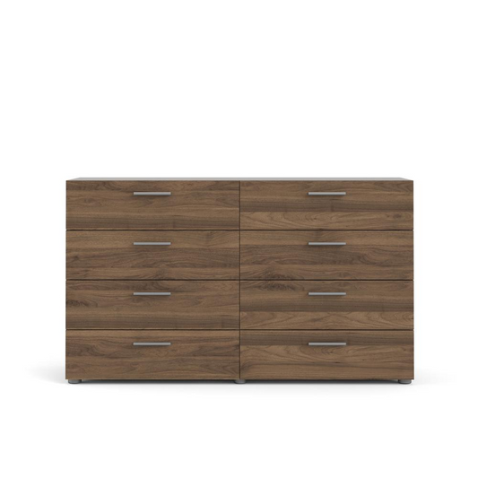 Austin 8 Drawer Double Dresser, Walnut