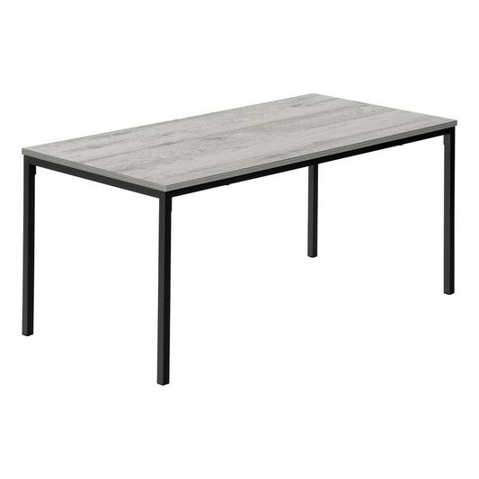 COFFEE TABLE - 40"L /,  GREY / BLACK METAL