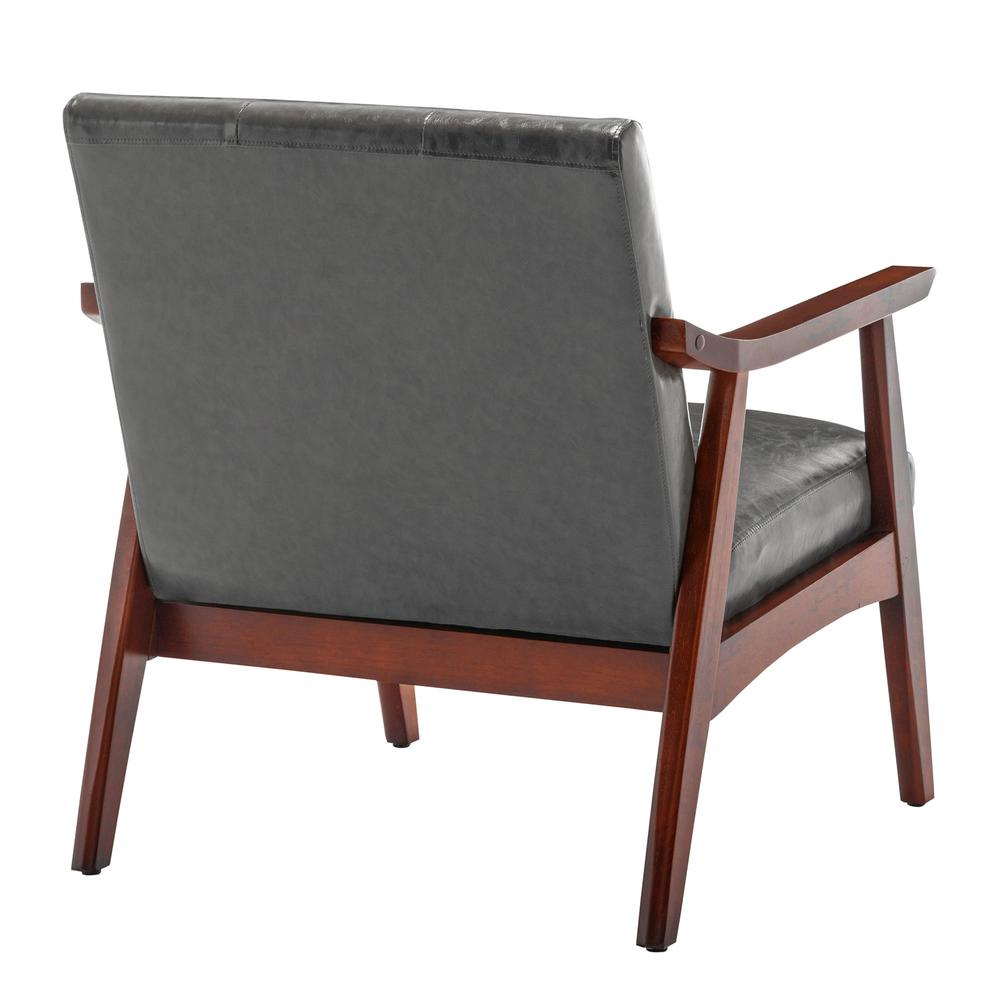 Take a Seat Natalie Accent Chair. Dark Gray