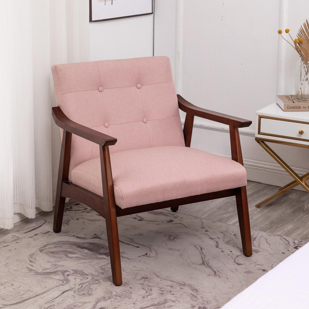 Natalie Accent Chair, Pink