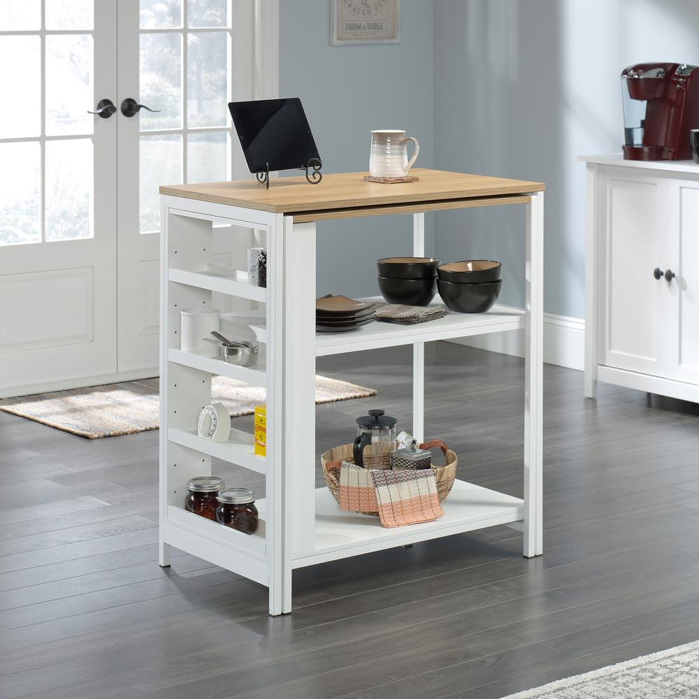 Kitchen Island Baltic Oak/White