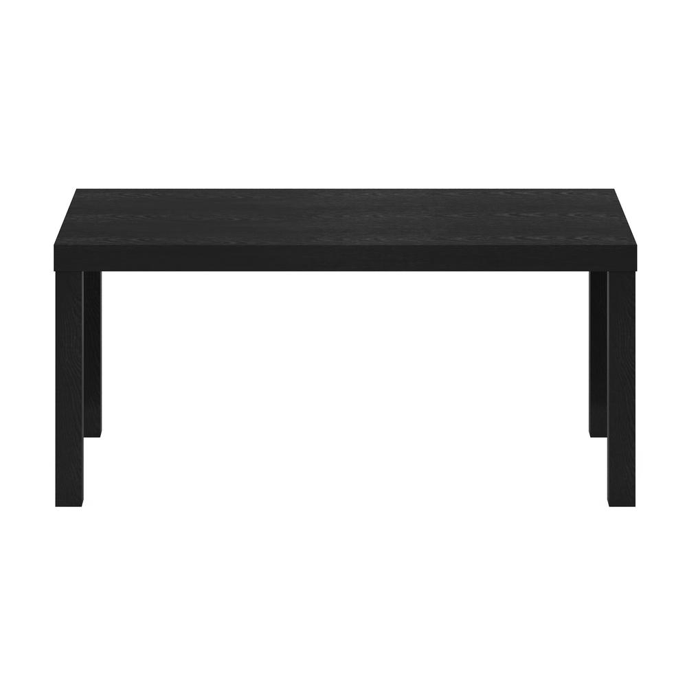 Furinno Classic Simple Coffee Table for Living Room, Black