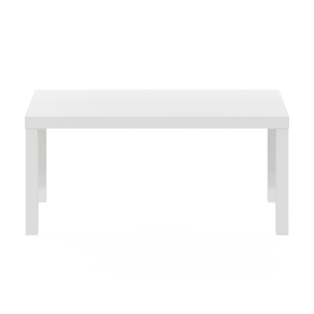 Furinno Classic Simple Coffee Table for Living Room, White