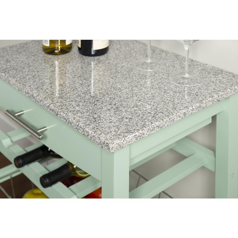 Roger Green Kitchen Island Granite Top