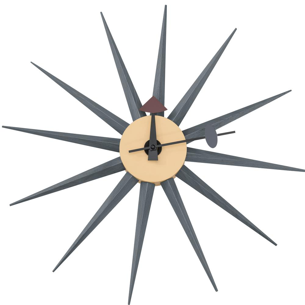 Maxi Modern Design Colorful Star Silent Non-Ticking Wall Clock