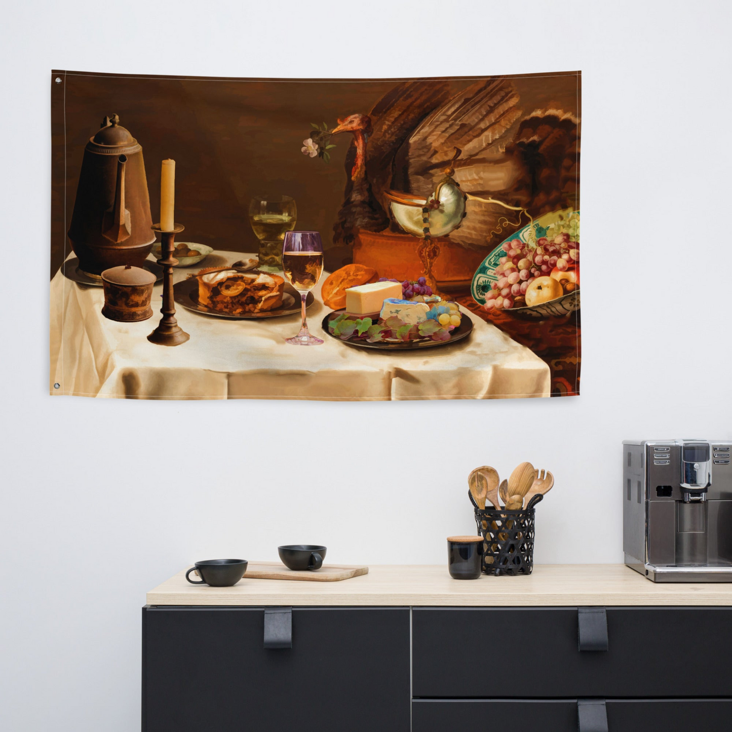 Still Life Flag Tapestry wall hanging