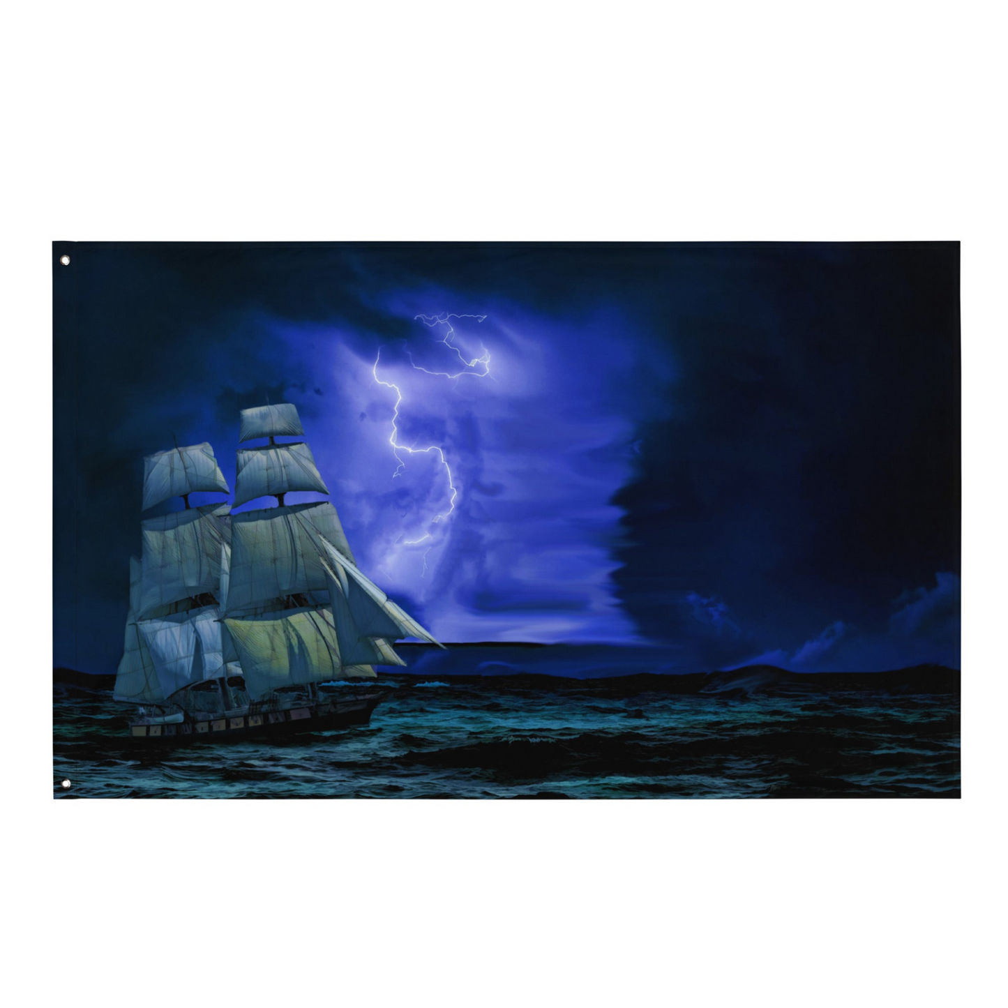 Sailing Ship Lightning Flag