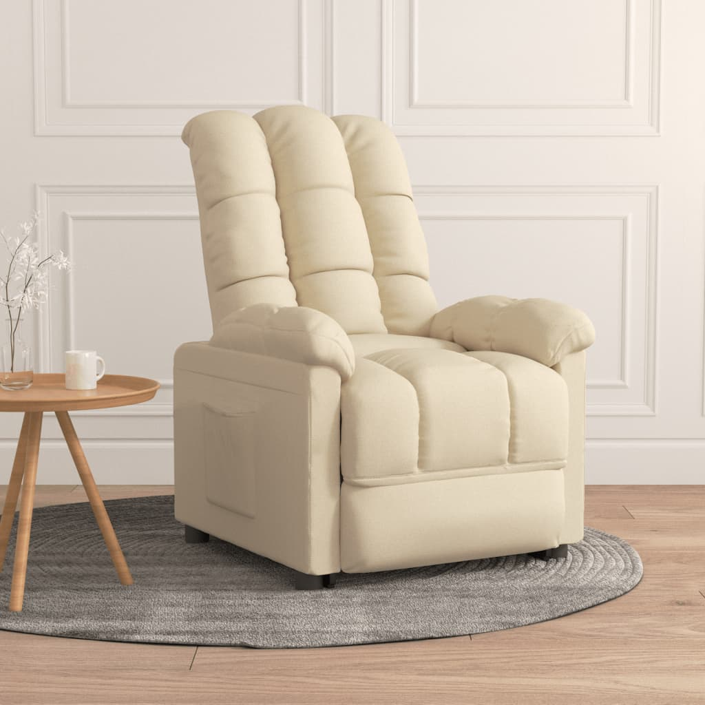 Recliner Cream Fabric