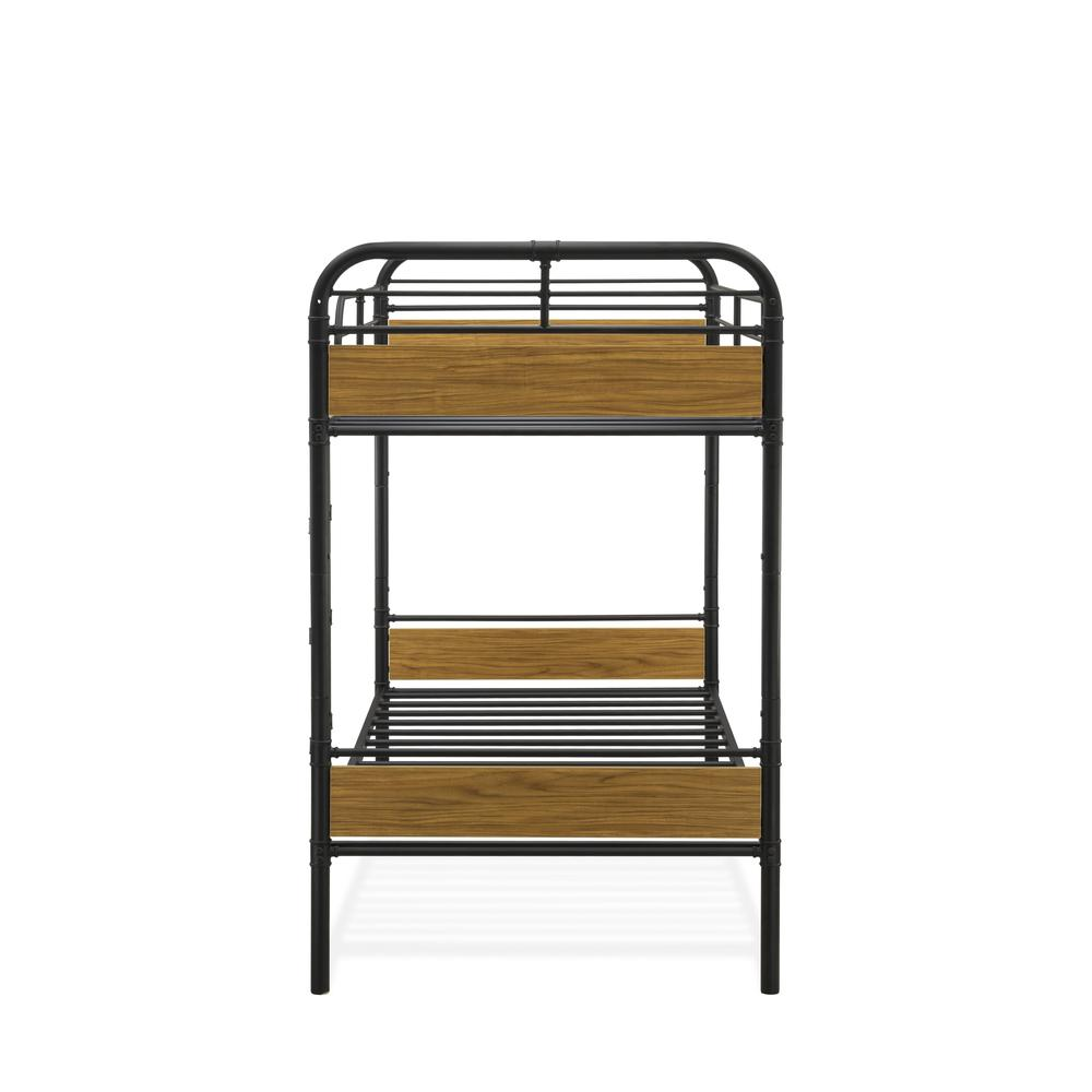 Hedley Bunk Bed Frame with 4 Metal Legs