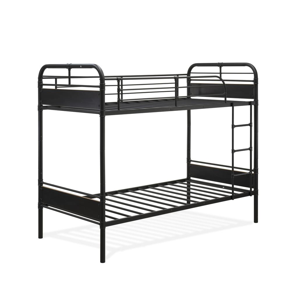 Hedley Bunk Bed Frame with 4 Metal Legs