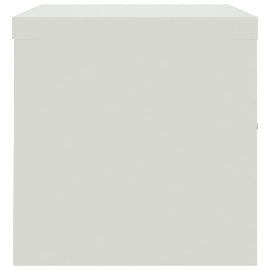 vidaXL File Cabinet Light Gray 35.4"x15.7"x15.7" Steel