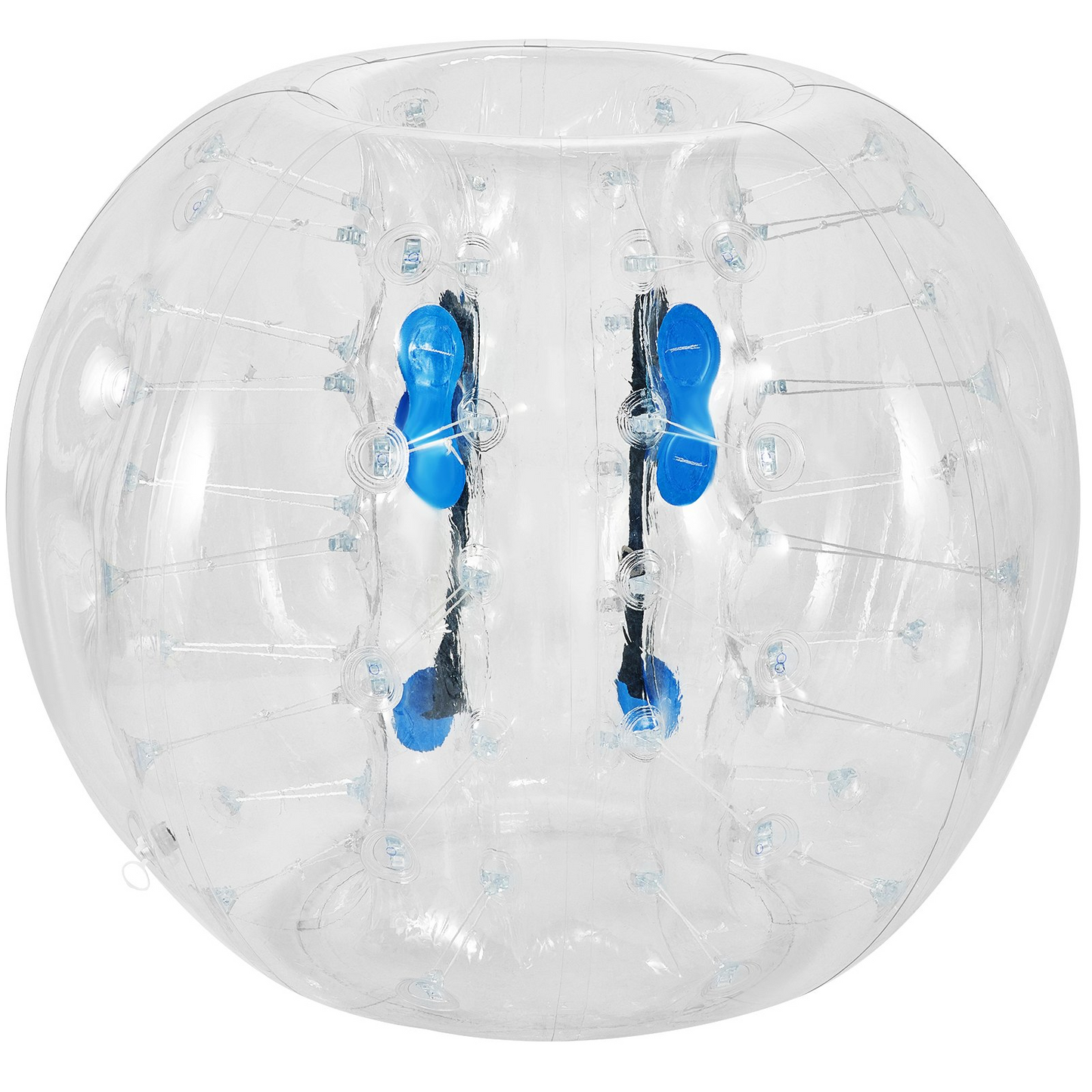 2PCS Inflatable Bumper Ball 4 FT / 1.2M Diameter, Bubble Soccer Ball, Blow It Up in 5 Min, Inflatable Zorb Ball for Adults or Children (4 FT, Transparent)