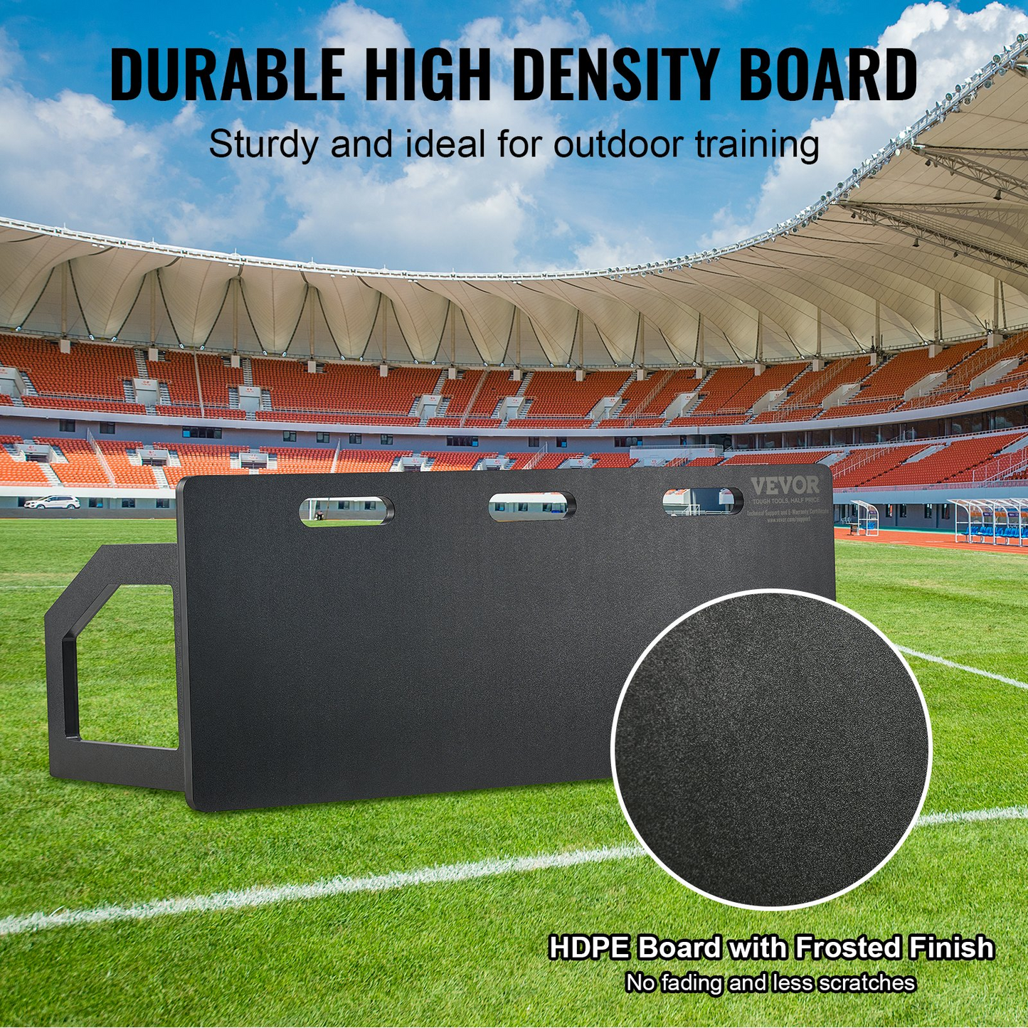 Soccer Rebounder Board, 40"X16" Portable Soccer Wall with 2 Angles Rebound, Foldable HDPE Kickback Rebound Board, Soccer Training Equipment for Kids and Adults, Passing & Shooting Practice