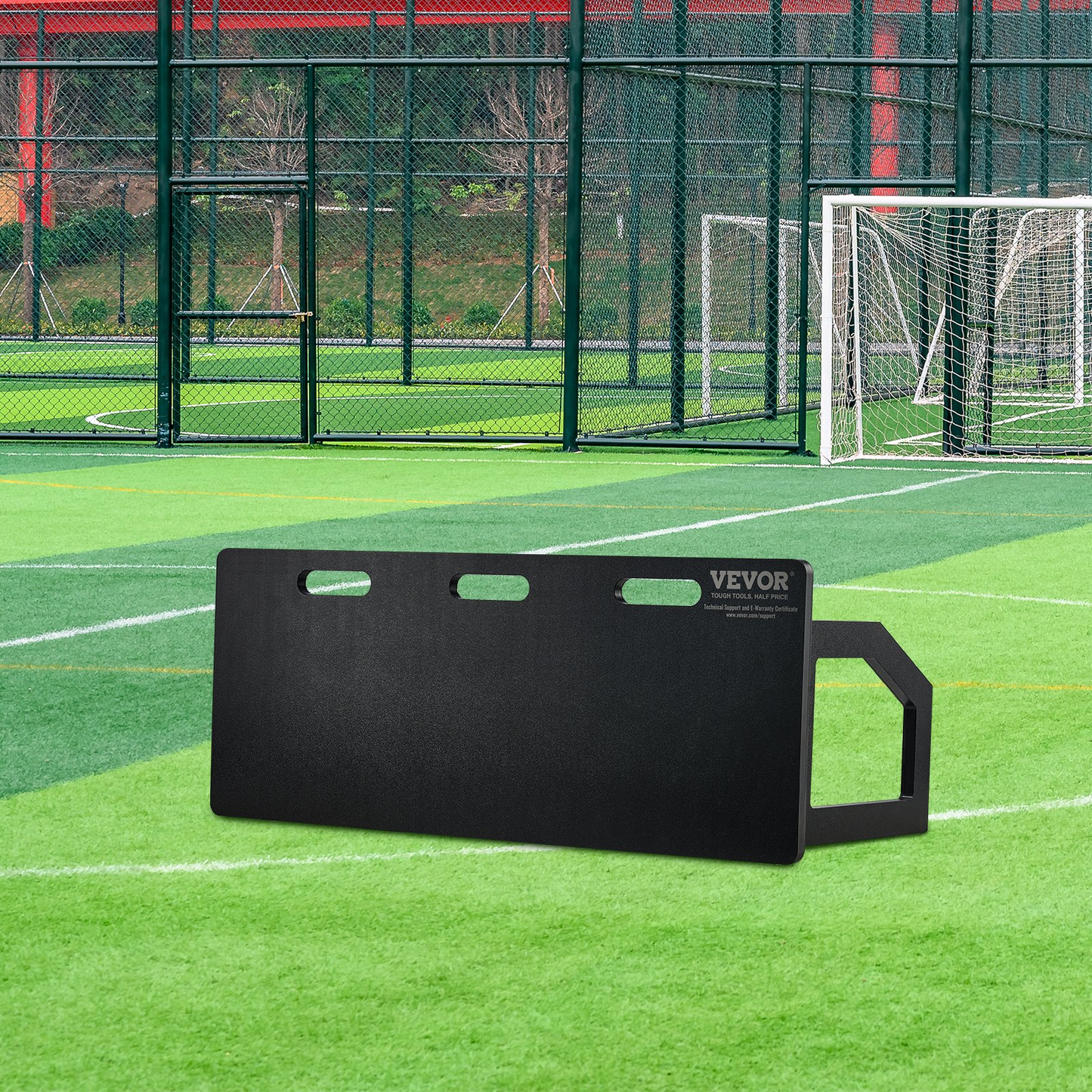 Soccer Rebounder Board, 40"X16" Portable Soccer Wall with 2 Angles Rebound, Foldable HDPE Kickback Rebound Board, Soccer Training Equipment for Kids and Adults, Passing & Shooting Practice