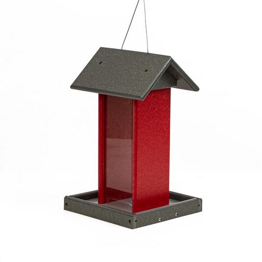 Tall Bird Feeder Made with High Density Poly Resin