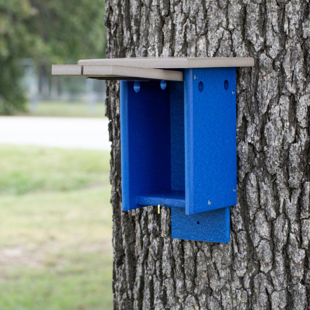 Blue Bird House Made of High Density Poly Resin