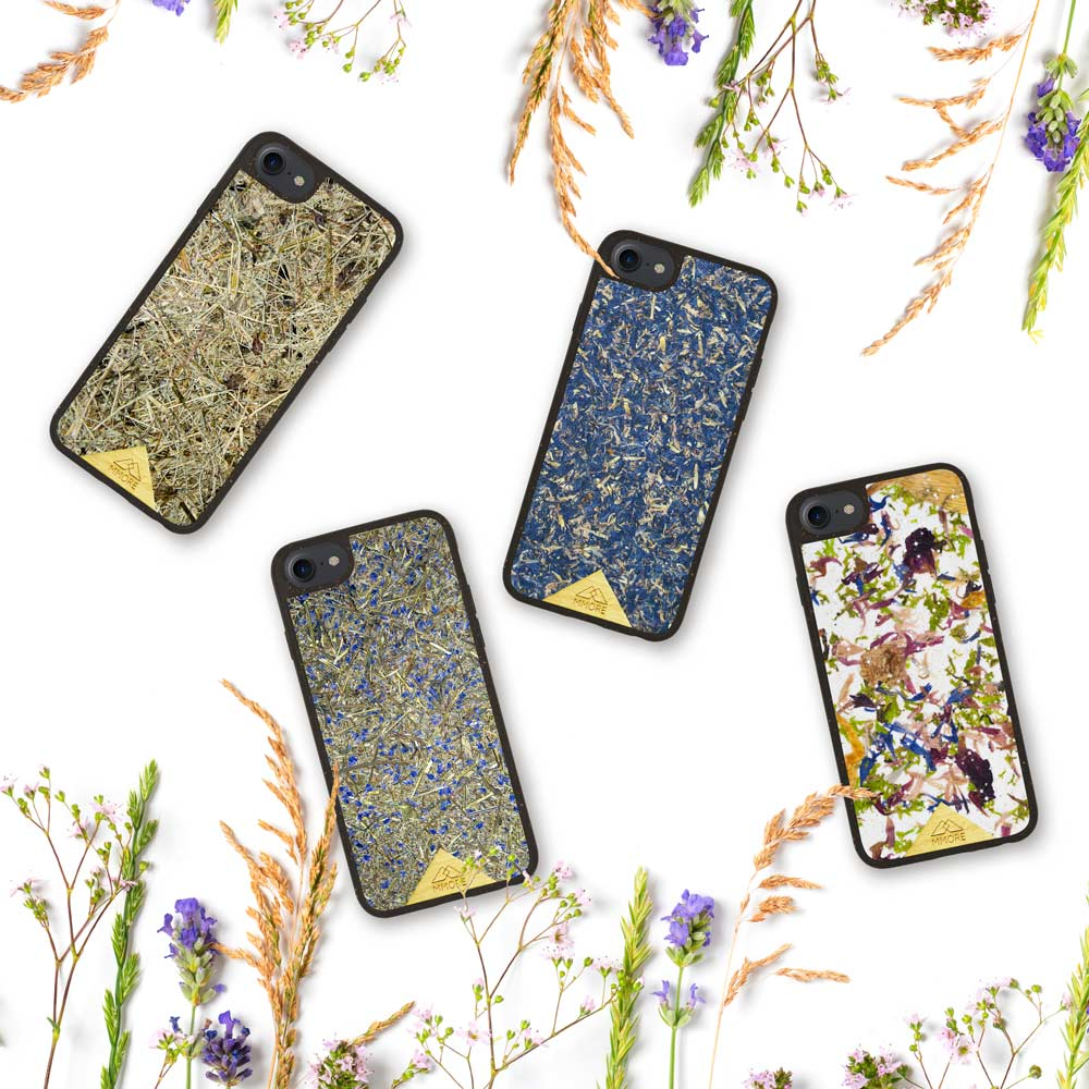 Biodegradable Organic Pressed Material Backing Phone Cases