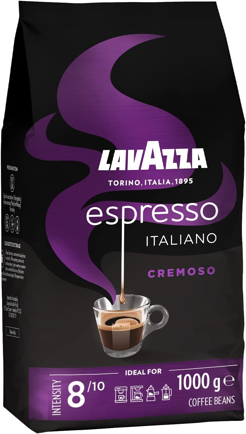 Lavazza Espresso Italiano Whole Bean Coffee Blend, Medium Roast, 2.2 Pound Bag (Packaging May Vary) Premium Quality, Non GMO, 100% Arabica, Rich bodied