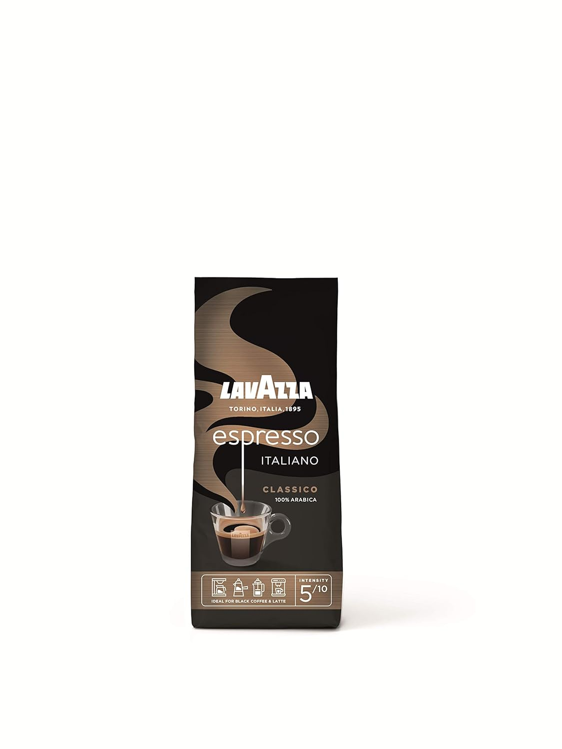 Lavazza Espresso Italiano Whole Bean Coffee Blend, Medium Roast, 2.2 Pound Bag (Packaging May Vary) Premium Quality, Non GMO, 100% Arabica, Rich bodied