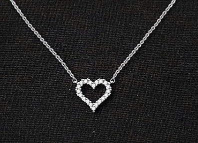 CZ Heart Necklace