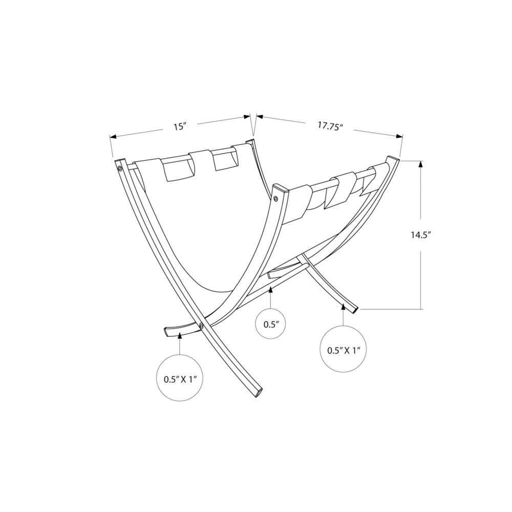 Magazine Rack, Organizer, Holder, Standing, Storage, Bathroom, Office, Bedroom