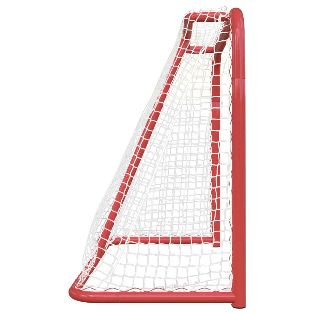 Hockey Goal Red and White 72"x28"x48" Polyester