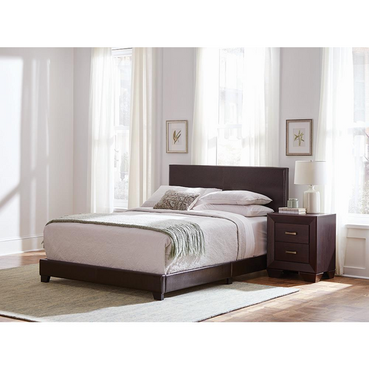 Dorian 5-piece Twin Bedroom Set Brown and Dark Cocoa