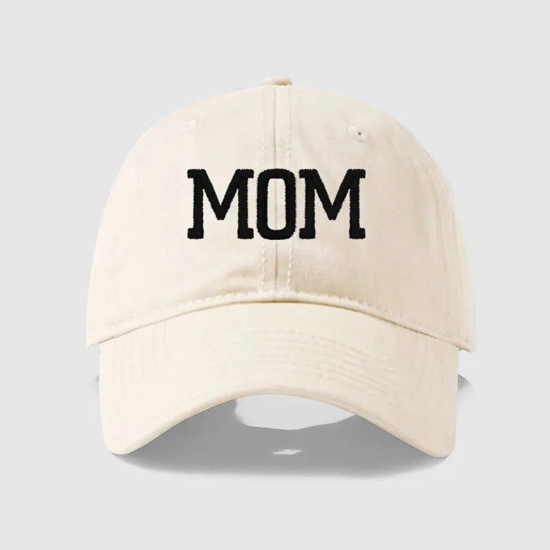 Embroidered Cotton Baseball Cap MOM and DAD Multivariant