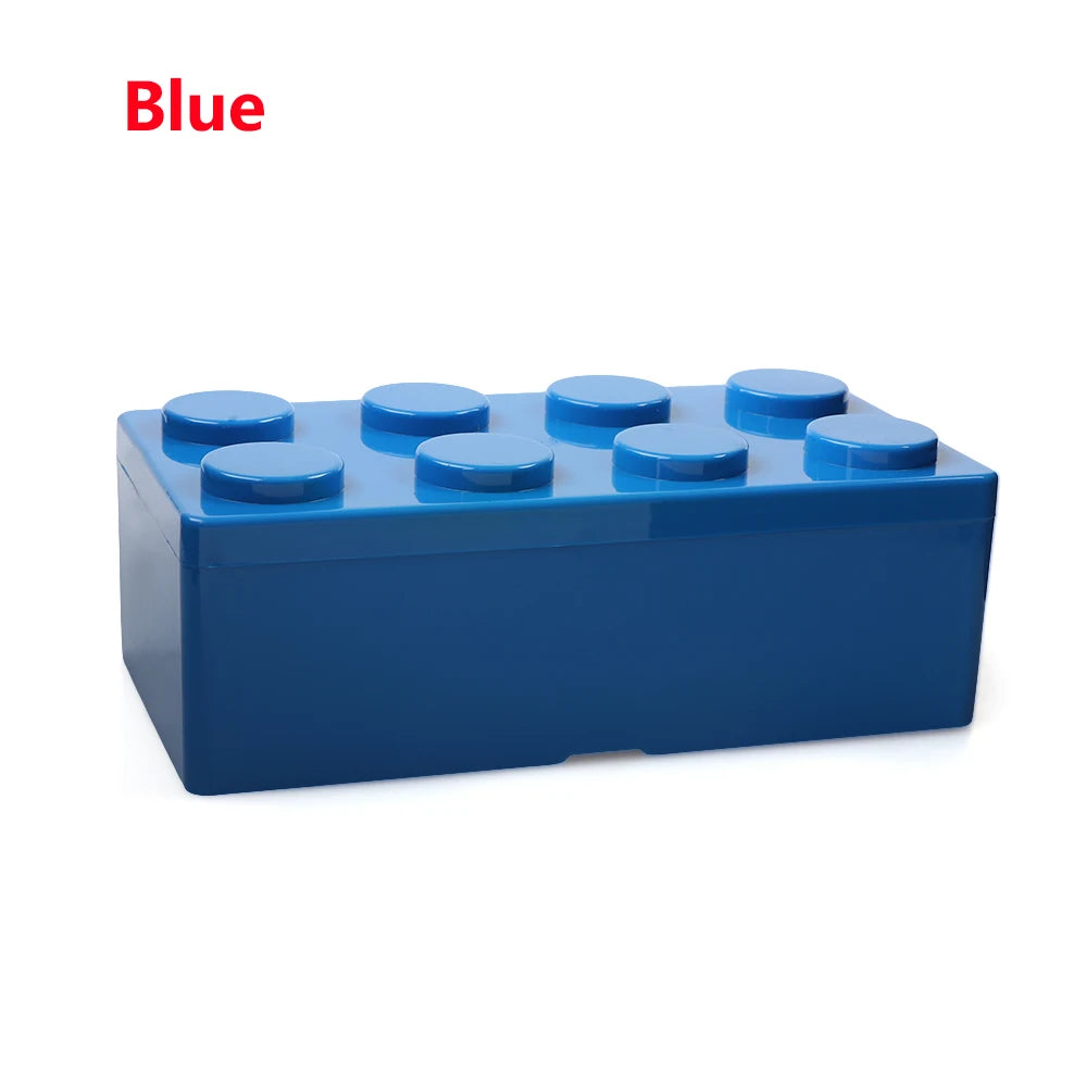 Building block container box multivariant