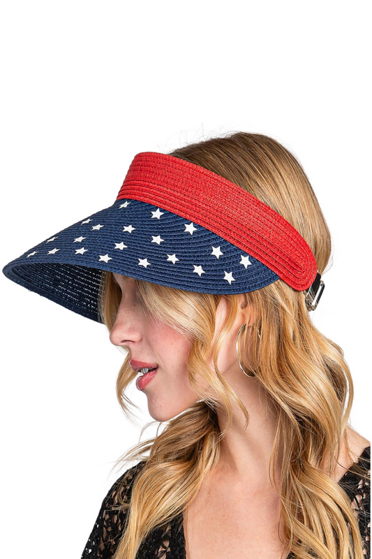 American Straw Visor