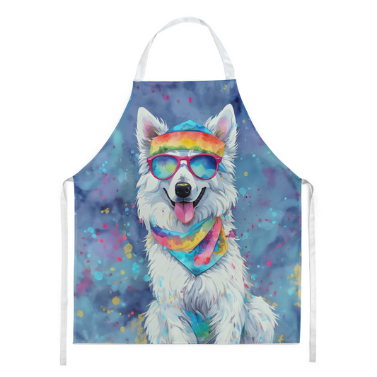 American Eskimo Hippie Dawg Apron