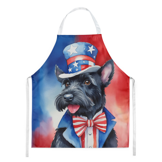 Scottish Terrier Patriotic American Apron