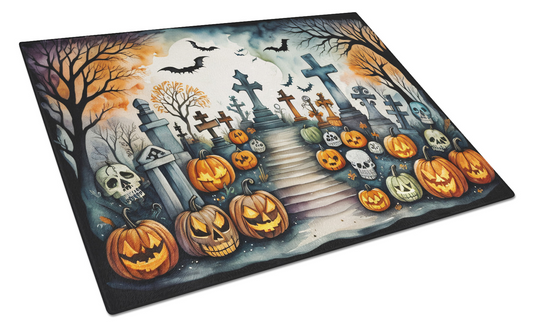 Day of the Dead Spooky Halloween Glass Cutting Board