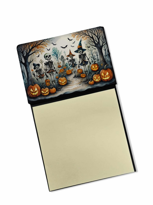 Calacas Skeletons Spooky Halloween Sticky Note Holder