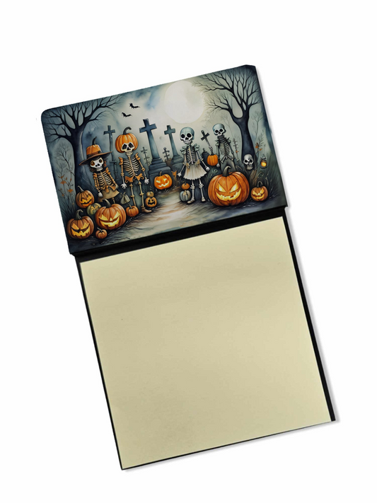 Calacas Skeletons Spooky Halloween Sticky Note Holder