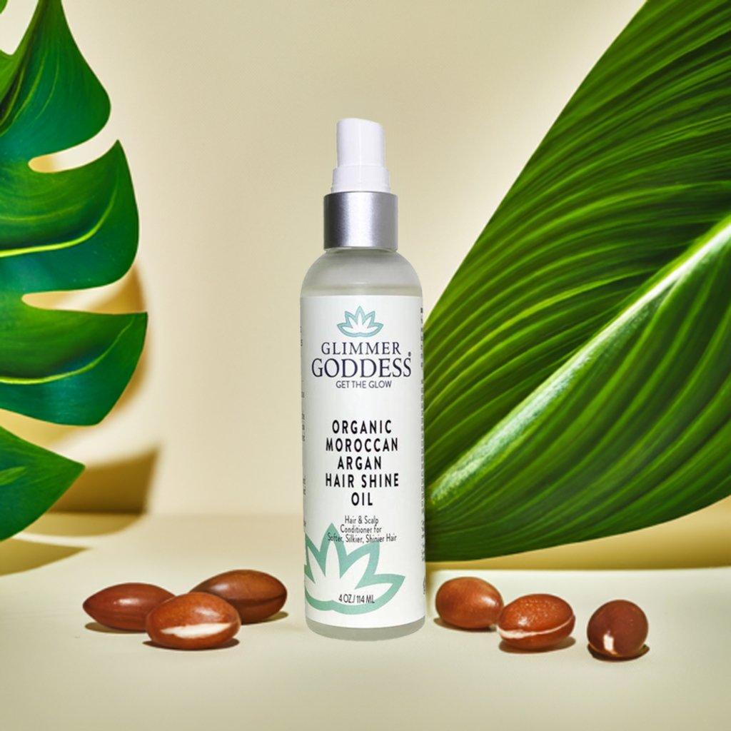 Organic Moroccan Argan Oil Hair Shine Spray