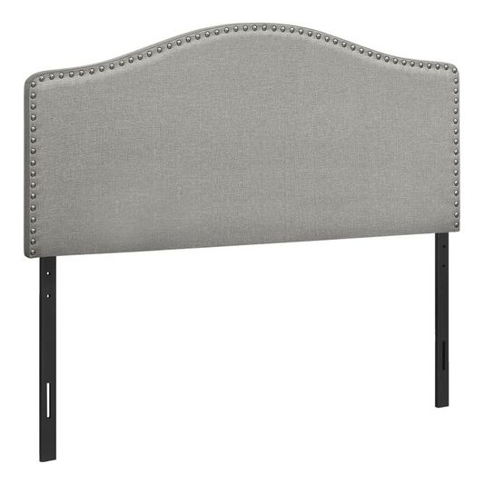 Bed - Full Size, Grey Linen Headboard Only