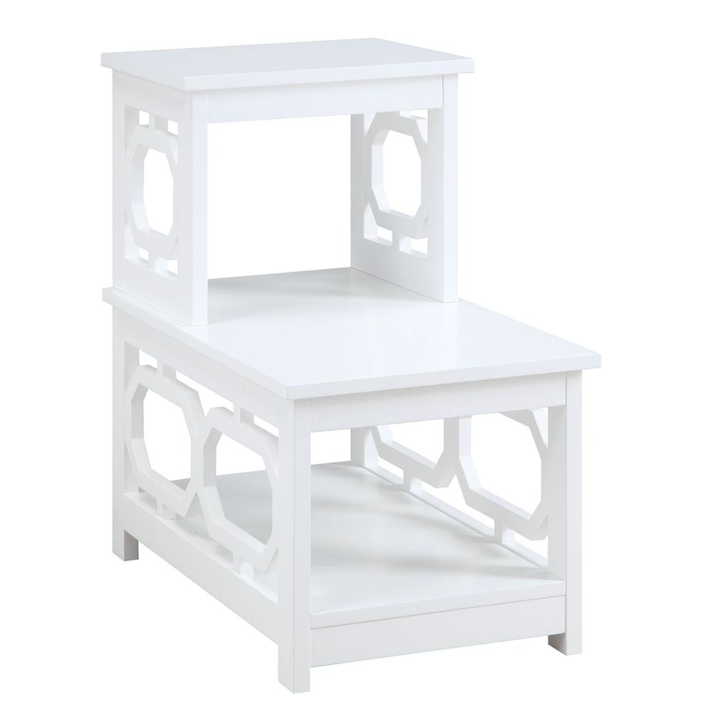 Omega 2 Step Chairside End Table