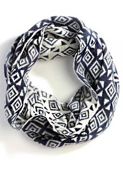 Geo Pattern Fashion Infinity Scarf