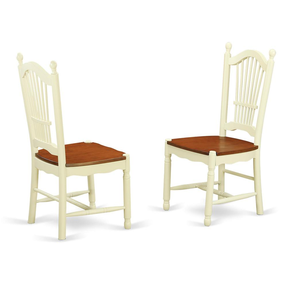 Buttermilk & Cherry Finish 3 Pc Dinette Set