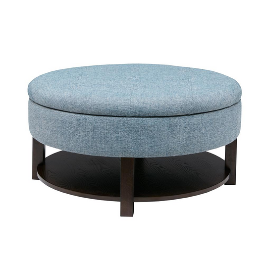 Round Storage Ottoman