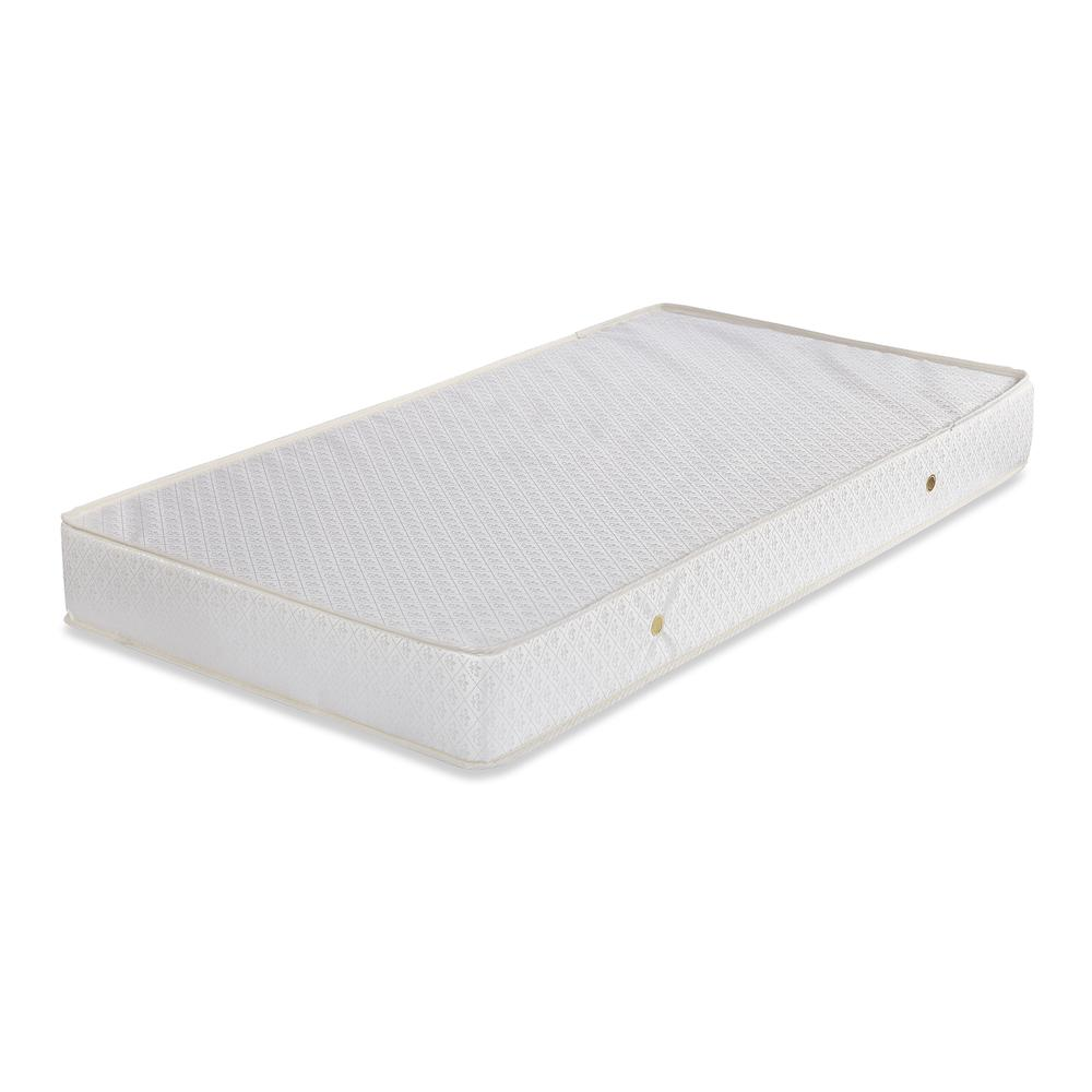 Naturally Superior 2-in-1 Dual Sided Spring Crib & Toddler Mattress with Organic Cotton Layers & Waterproof Cover