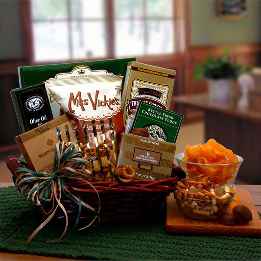 Gourmet Snacks Gift Basket - gourmet gift basket