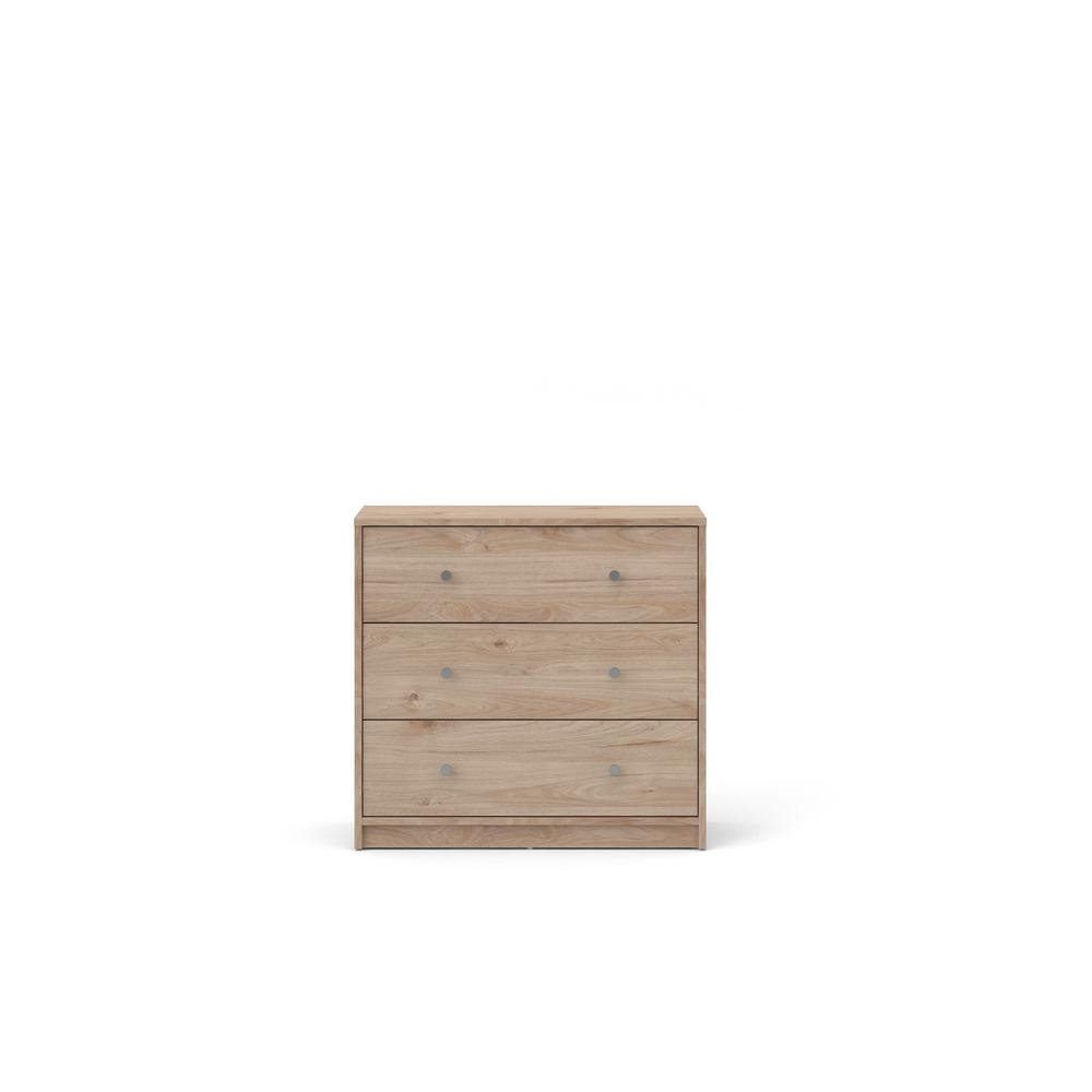 Portland 3 Drawer Chest - White